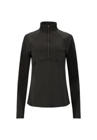 ENDURANCE - Bluza midlayer damska Endurance Lucile. Kolor: czarny. Długość rękawa: długi rękaw