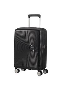 AMERICAN TOURISTER - Walizka kabinowa poszerzana American Tourister Soundbox. Kolor: czarny