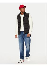 Tommy Jeans Bezrękawnik DM0DM20663 Czarny Regular Fit. Kolor: czarny. Materiał: syntetyk. Długość rękawa: bez rękawów #5