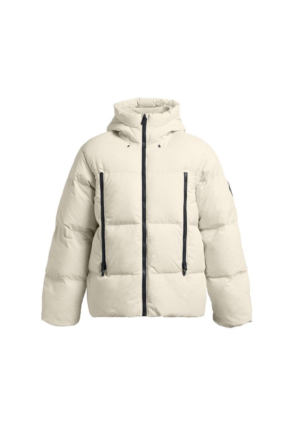 Kurtka puchowa Under Armour Limitless. Kolor: czarny, biały, wielokolorowy. Materiał: puch