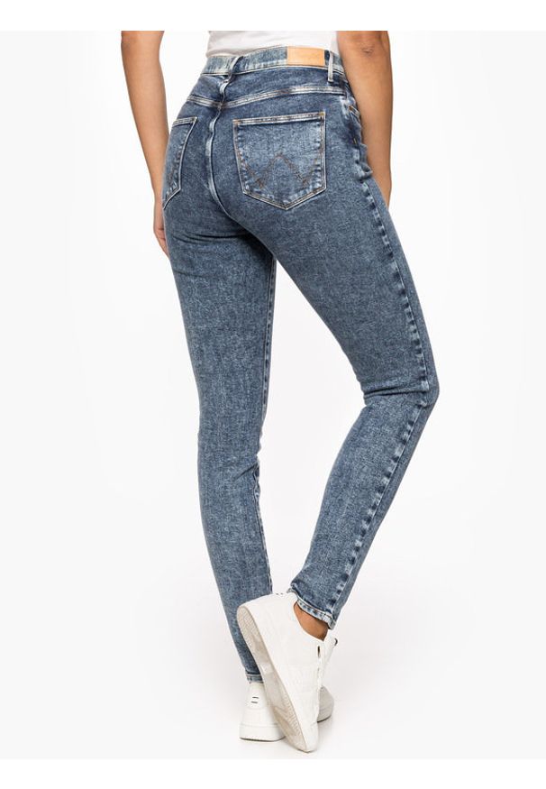 Wrangler - WRANGLER HIGH SKINNY DAMSKIE SPODNIE JEANSOWE RISKY BUSINESS W27HQB25G 112128108