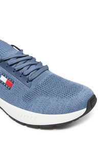 Tommy Jeans Sneakersy Tjm Runner Knitted EM0EM01580 Niebieski. Kolor: niebieski. Materiał: materiał #5