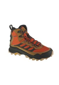 Buty trekkingowe męskie, Merrell Moab Speed Thermo Mid WP. Kolor: pomarańczowy