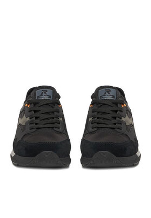 Rieker Sneakersy U1403-01 Czarny. Kolor: czarny. Materiał: materiał