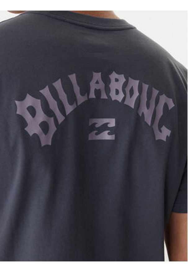 Billabong T-Shirt Arch Wave C1SS65BIP2 Szary Regular Fit. Kolor: szary. Materiał: bawełna