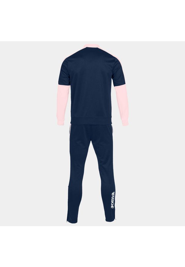 Dres do piłki nożnej dla dzieci Joma Boy Eco championship. Kolor: niebieski, różowy, wielokolorowy. Materiał: dresówka. Styl: sportowy