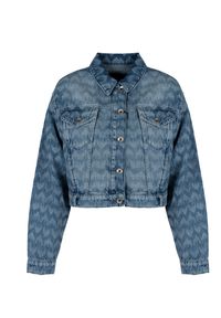 Patrizia Pepe Kurtka | 8O0126/D1WZM | Kobieta | Niebieski. Okazja: na co dzień. Kolor: niebieski. Materiał: bawełna. Styl: casual, retro, elegancki #3