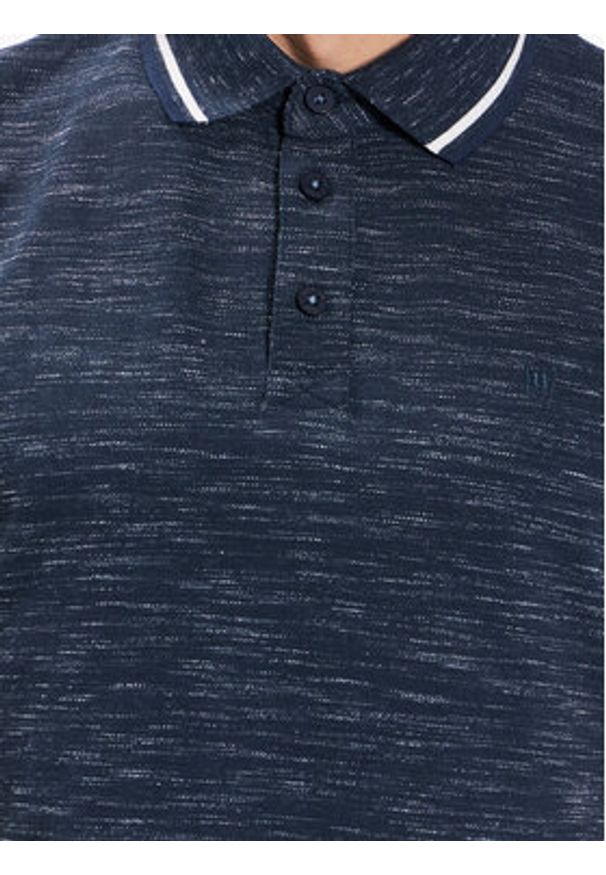 INDICODE Polo Conley 40-317 Granatowy Regular Fit. Typ kołnierza: polo. Kolor: niebieski. Materiał: bawełna
