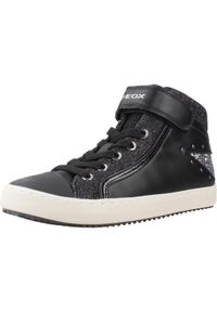 Geox - Buty GEOX J KALISPERA GIRL M Czarny. Kolor: czarny. Materiał: syntetyk, tkanina. Sport: turystyka piesza #1