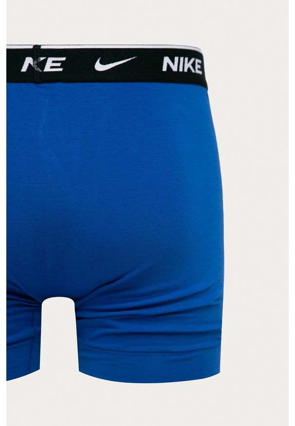 Nike - Bokserki (3-pack). Kolor: niebieski