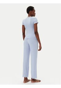 Hunkemöller Piżama Nanna 301484 Niebieski Regular Fit. Kolor: niebieski. Materiał: wiskoza #3