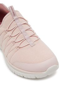 skechers - Skechers Sneakersy Virtue-Glow 104426/ROS Różowy. Kolor: różowy. Materiał: materiał