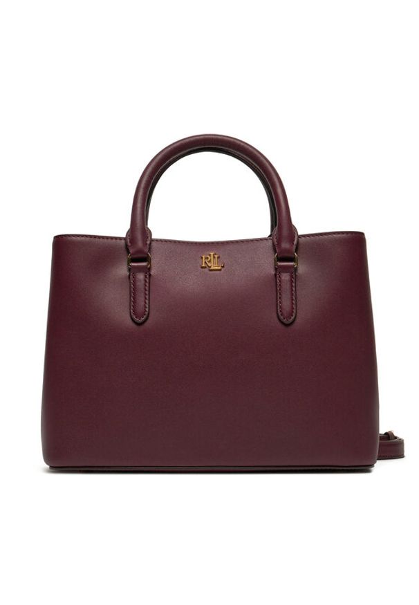Lauren Ralph Lauren - LAUREN RALPH LAUREN Torebka 431876725027 Bordowy. Kolor: czerwony. Materiał: skórzane