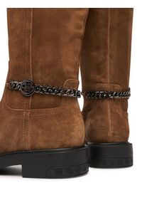 Guess Kozaki FLFYN2 LEA11 Brązowy. Kolor: brązowy. Materiał: zamsz, skóra #7