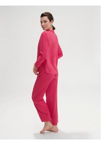 Simone Pérèle Koszulka piżamowa Songe 18S957 Różowy Wide Fit. Kolor: różowy. Materiał: wiskoza #9
