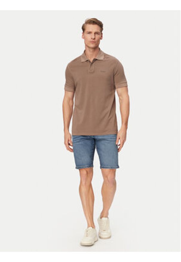 BOSS Szorty jeansowe Re.Maine 50559891 Niebieski Regular Fit. Kolor: niebieski. Materiał: bawełna