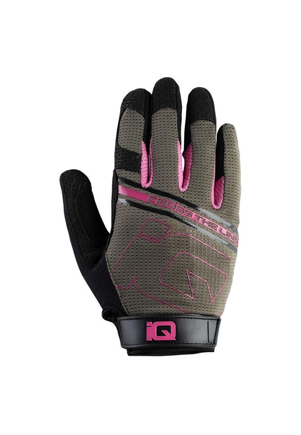 Rękawiczki kulturystyczne damskie IQ Crossi. Kolor: wielokolorowy. Sport: turystyka piesza