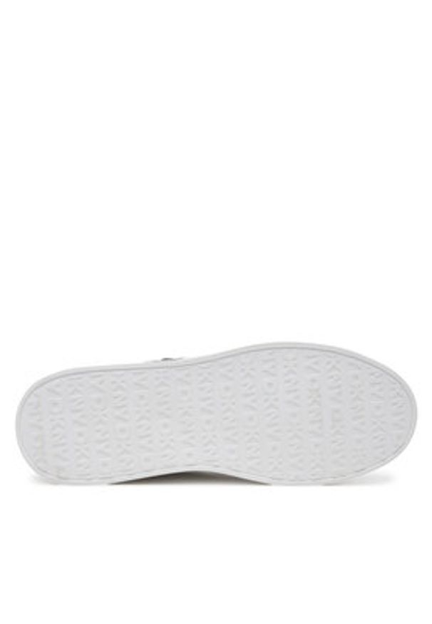 DKNY Sneakersy K1558006 Biały. Kolor: biały. Materiał: skóra