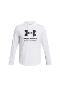 Bluza z kapturem Under Armour Rival Terry Graphic. Typ kołnierza: kaptur. Kolor: biały, czarny, wielokolorowy