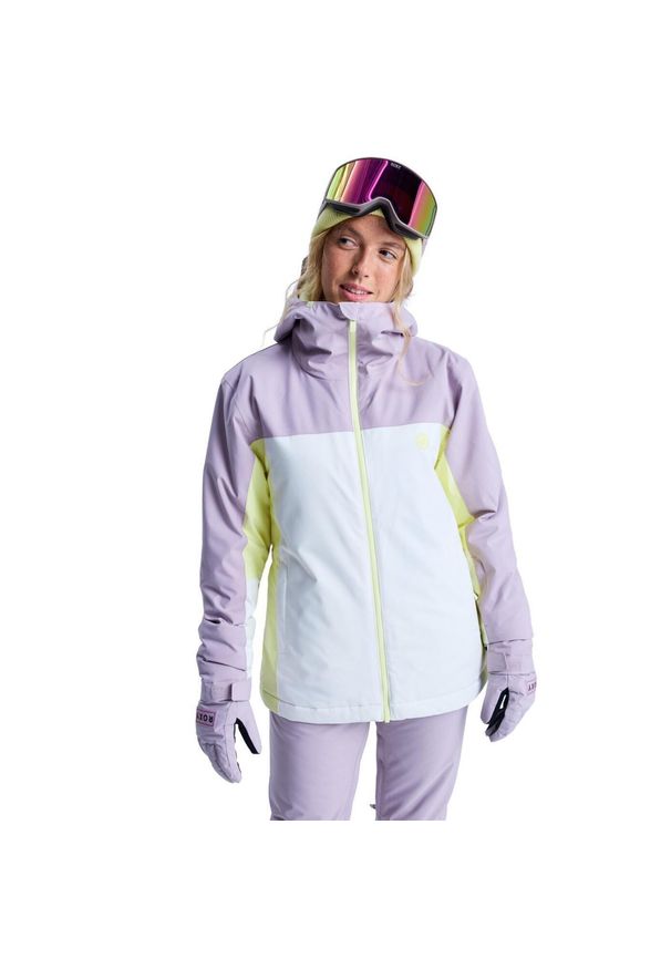 Roxy - Kurtka do sportów zimowych techniczna damska GALAXY 10K. Kolor: fioletowy. Sezon: zima. Sport: narciarstwo