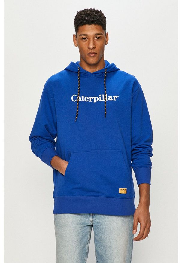 CATerpillar - Caterpillar - Bluza. Kolor: niebieski. Wzór: aplikacja