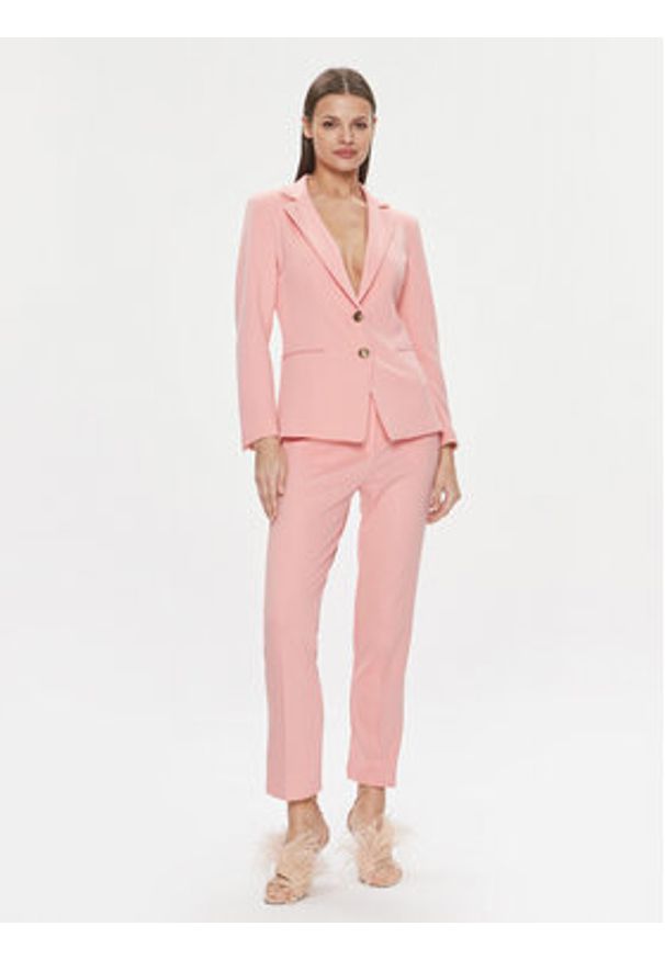 Marella Marynarka Lia 2413911024 Różowy Regular Fit. Kolor: różowy. Materiał: syntetyk