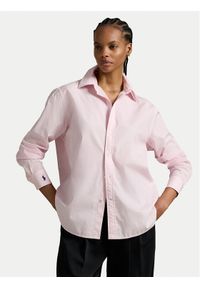 Polo Ralph Lauren Koszula 211968220003 Różowy Oversize. Typ kołnierza: polo. Kolor: różowy. Materiał: bawełna