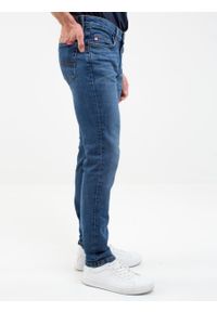 Big-Star - Spodnie jeans męskie Terry Slim 551. Stan: obniżony. Kolor: niebieski #4