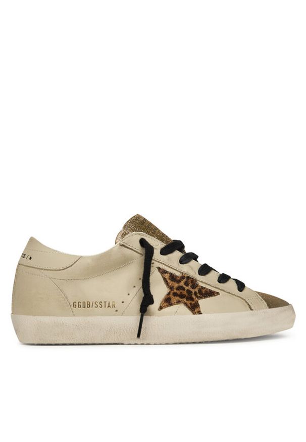 GOLDEN GOOSE - Golden Goose Sneakersy Super-Star Classic With List GWF00101.F007524.15741 Beżowy. Kolor: beżowy. Materiał: skóra