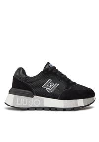 Liu Jo Sneakersy Amazing 25 BA4005 PX303 Czarny. Kolor: czarny. Materiał: materiał