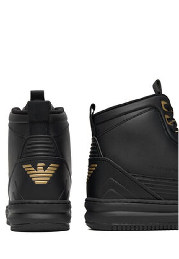 EA7 Emporio Armani Sneakersy 7X000298 AF18440 MC021 Czarny. Kolor: czarny. Materiał: materiał