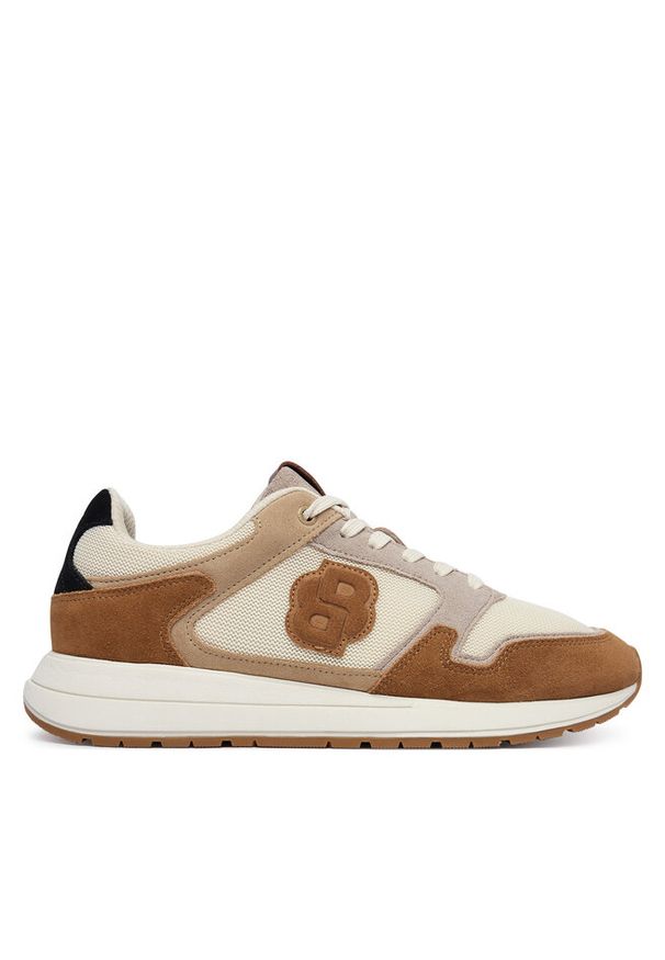 Sneakersy BOSS. Kolor: beżowy