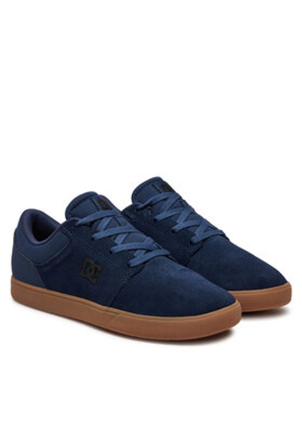DC Shoes Sneakersy Crisis 2 ADYS100647-DGU Granatowy. Kolor: niebieski. Materiał: zamsz, skóra