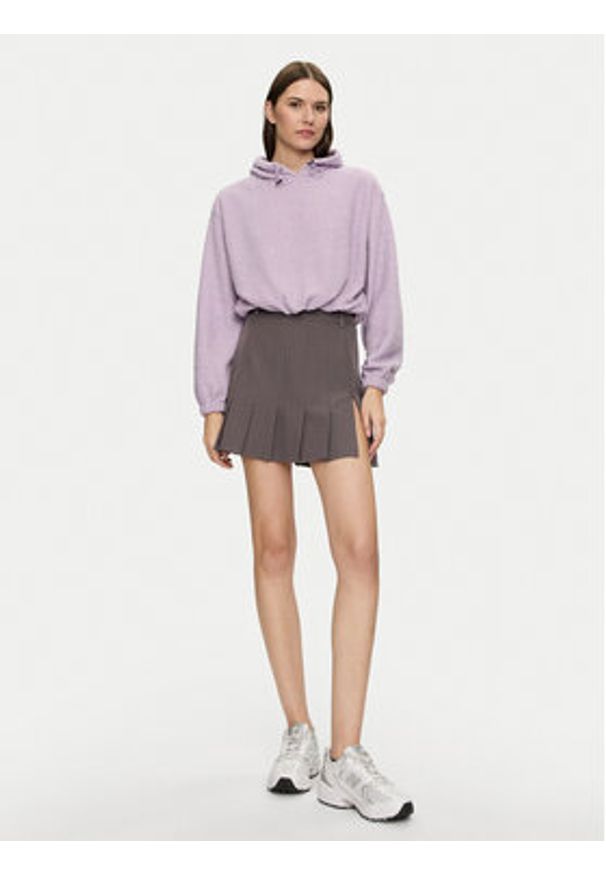 Brave Soul Bluza LSS-225CALLIELIL Fioletowy Regular Fit. Kolor: fioletowy. Materiał: syntetyk
