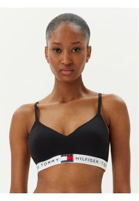 TOMMY HILFIGER - Tommy Hilfiger Biustonosz braletka UW0UW05715 Czarny. Kolor: czarny. Materiał: bawełna
