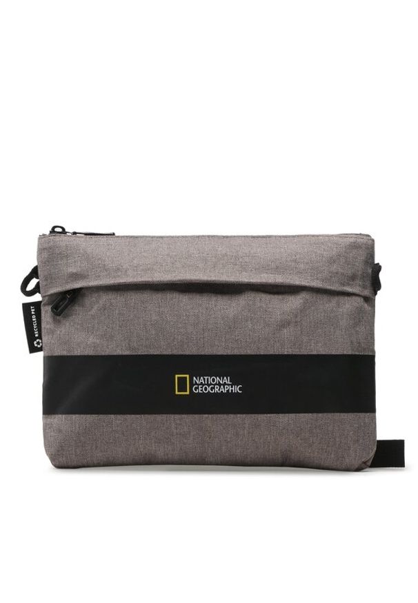National Geographic Saszetka Pouch/Shoulder Bag N21105.22 Szary. Kolor: szary. Materiał: materiał
