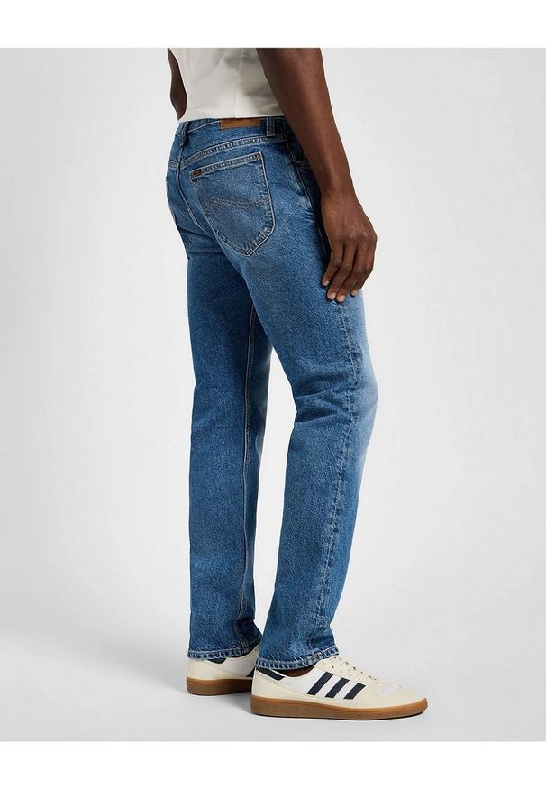 Lee - LEE MĘSKIE SPODNIE JEANSOWE RIDER GROUNDWATER 112358988 L701008583