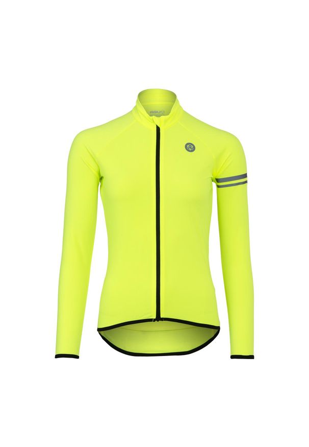 AGU - Thermo Jersey LS Essential Women. Kolor: żółty. Materiał: jersey
