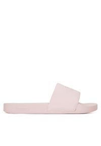 Tommy Jeans Klapki Flag Pool Slide Patent EN0EN02901 Różowy. Kolor: różowy. Materiał: skóra
