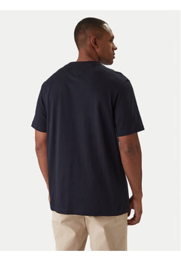 TOMMY HILFIGER - Tommy Hilfiger T-Shirt Brand Love MW0MW41456 Granatowy Regular Fit. Kolor: niebieski. Materiał: bawełna