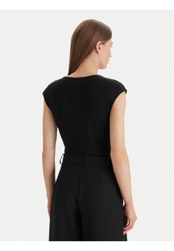 ACCESS FASHION Body 54-2150-377 Czarny Slim Fit. Kolor: czarny. Materiał: wiskoza, syntetyk