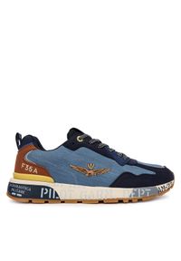 Aeronautica Militare Sneakersy 252SC0276UCT03380 Granatowy. Kolor: niebieski. Materiał: materiał
