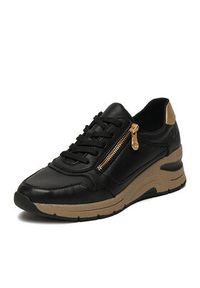 Rieker Sneakersy N9301-00 Czarny. Kolor: czarny. Materiał: skóra #7