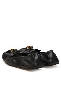 Elisabetta Franchi Mokasyny SA-26M-62E2-V620 Czarny. Kolor: czarny. Materiał: skóra #4