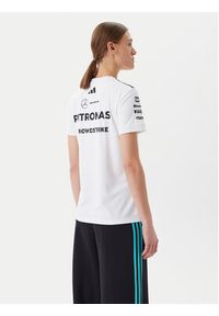 Adidas - adidas T-Shirt Mercedes - AMG Petronas Formula One Team JX5799 Biały Regular Fit. Kolor: biały. Materiał: syntetyk #2