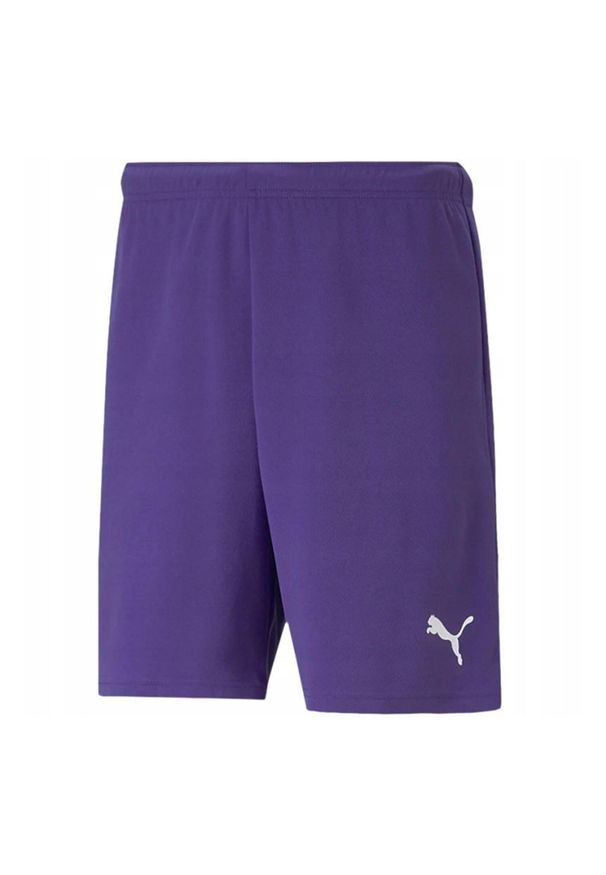Puma - Męskie Spodenki TeamRISE. Kolor: fioletowy. Sport: turystyka piesza