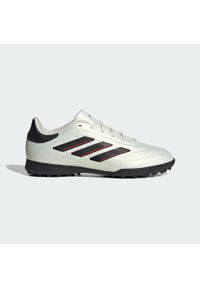 Adidas - Buty Copa Pure II League TF. Kolor: biały, wielokolorowy, czarny, czerwony. Materiał: materiał, syntetyk, skóra