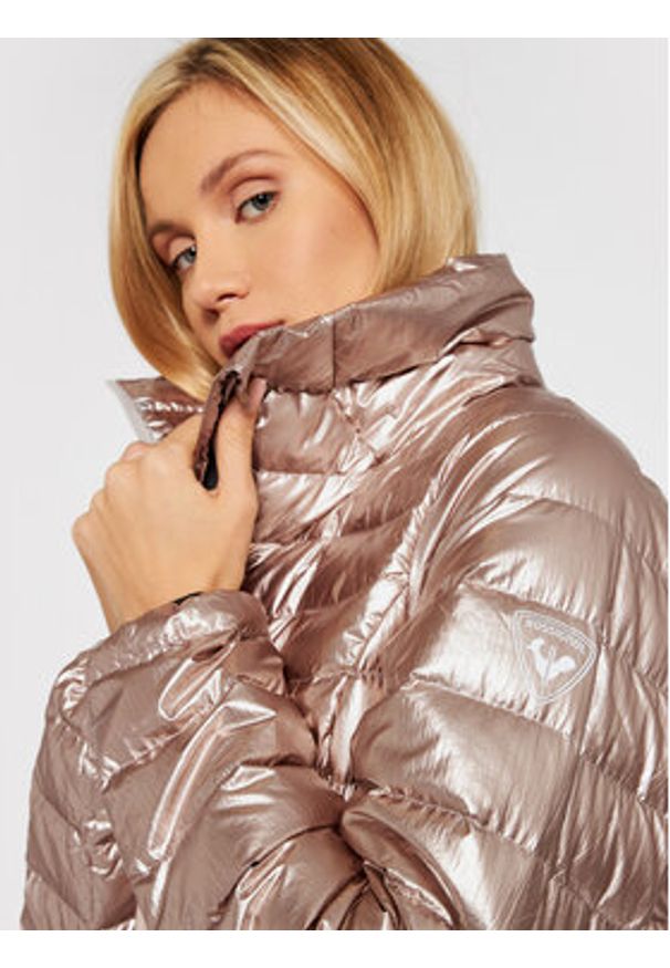 Rossignol Kurtka puchowa Classic Light RLJWL25 Różowy Classic Fit. Kolor: różowy. Materiał: puch, syntetyk