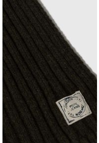 Pepe Jeans szalik damski kolor zielony gładki. Kolor: zielony. Materiał: dzianina. Wzór: gładki #2