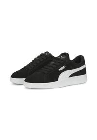 Puma - Młodzieżowe sneakersy Smash 3.0 Suede PUMA Black White. Kolor: wielokolorowy, czarny, biały. Materiał: zamsz. Model: Puma Suede #1